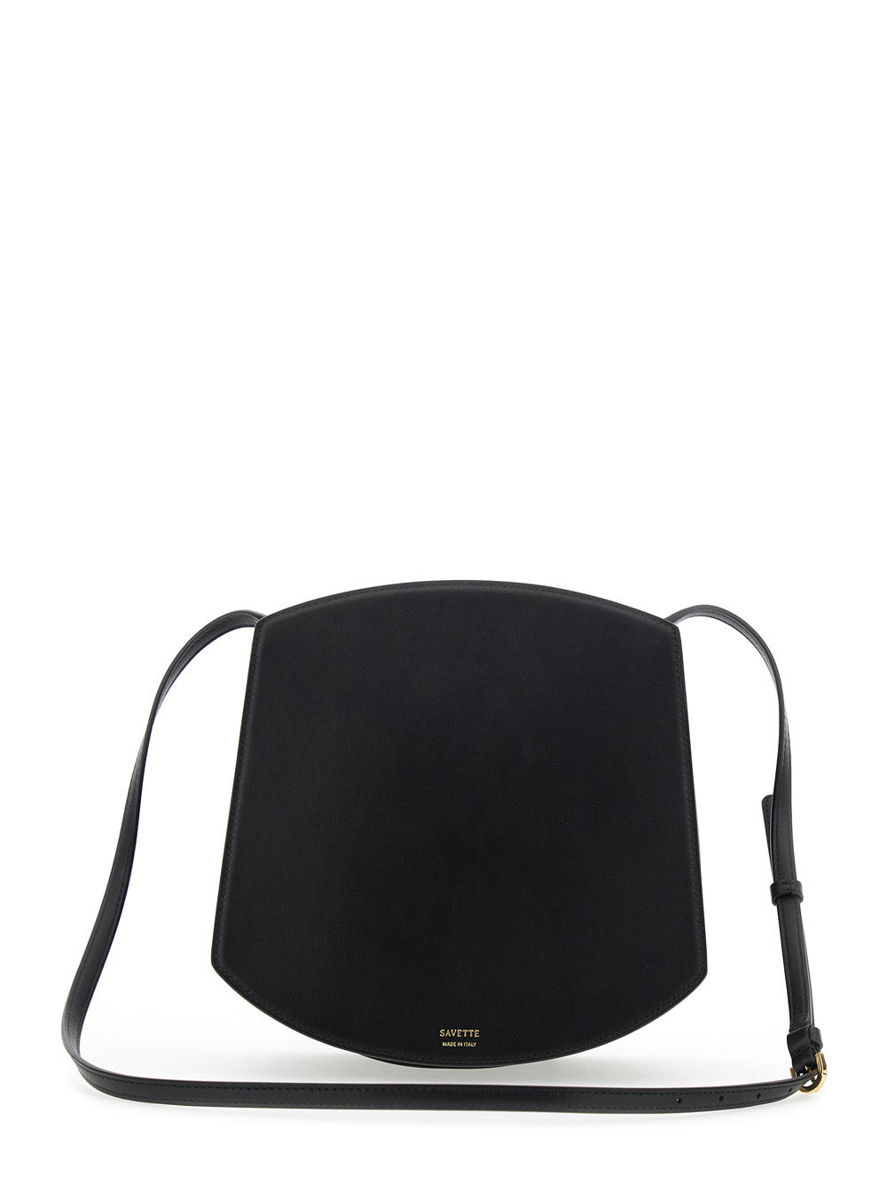 Savette Women 'Florence' Black Crossbody Bag With Magnetic Strap Closure In Leather Woman - 4