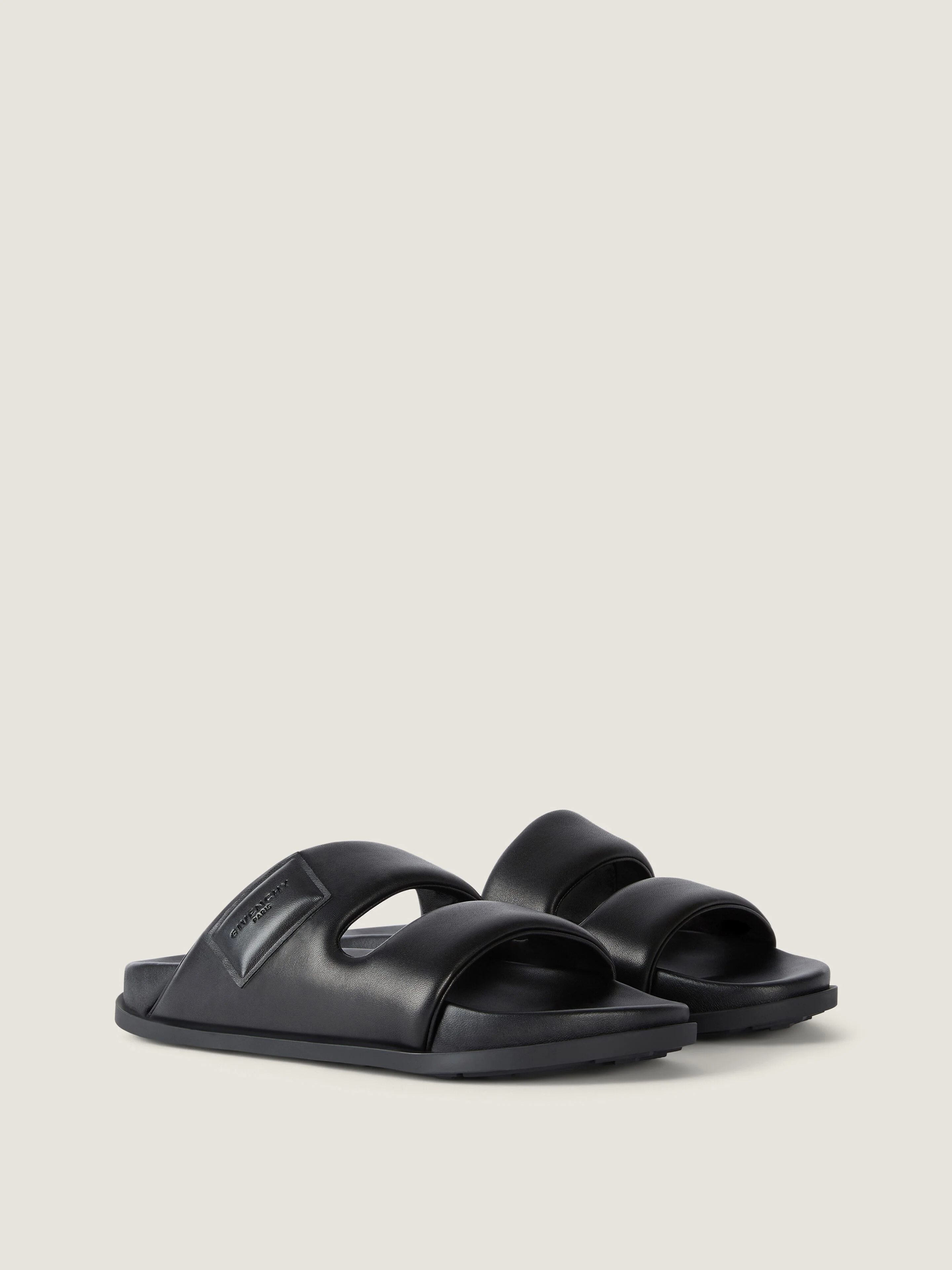 PUFFY SANDALS IN NAPPA LEATHER - 1