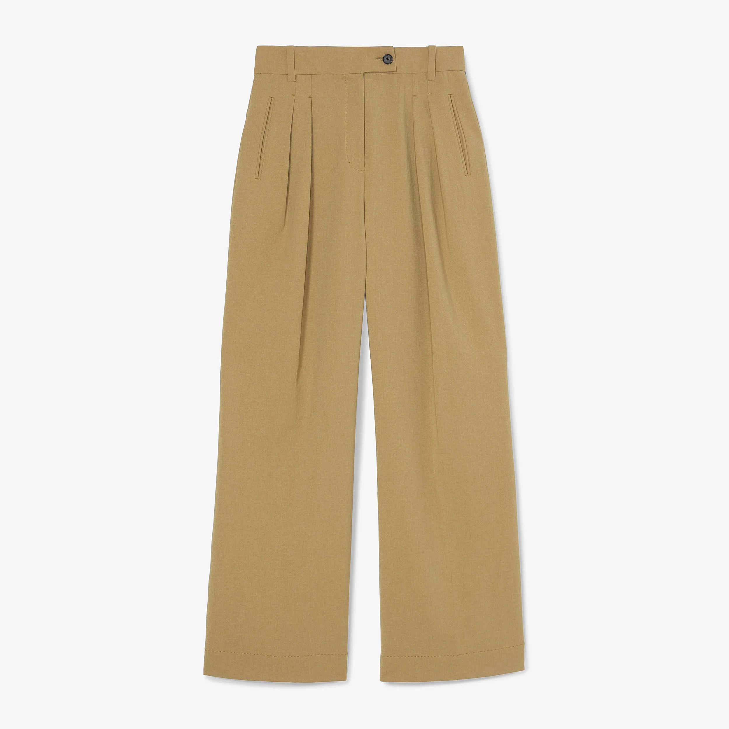 Bia Pleated Trouser - Air Twill - 1