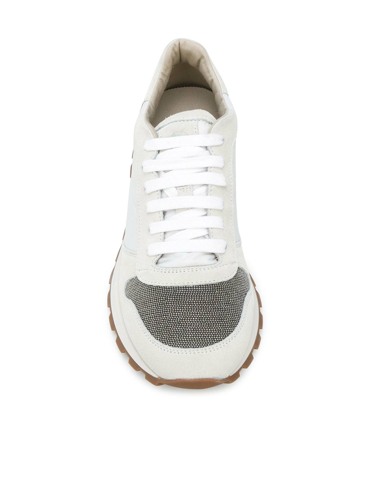 SUEDE AND TECHNO FABRIC RUNNERS WITH "PRECIOUS TOE" - 4