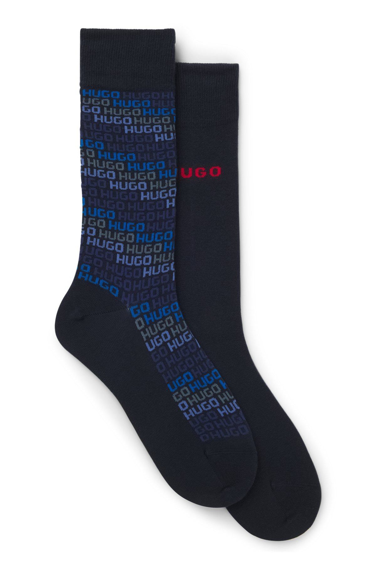 TWO-PACK OF REGULAR-LENGTH SOCKS WITH LOGO DETAILS - 1