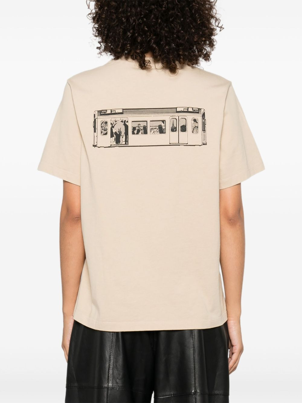 logo-detail cotton top - 4