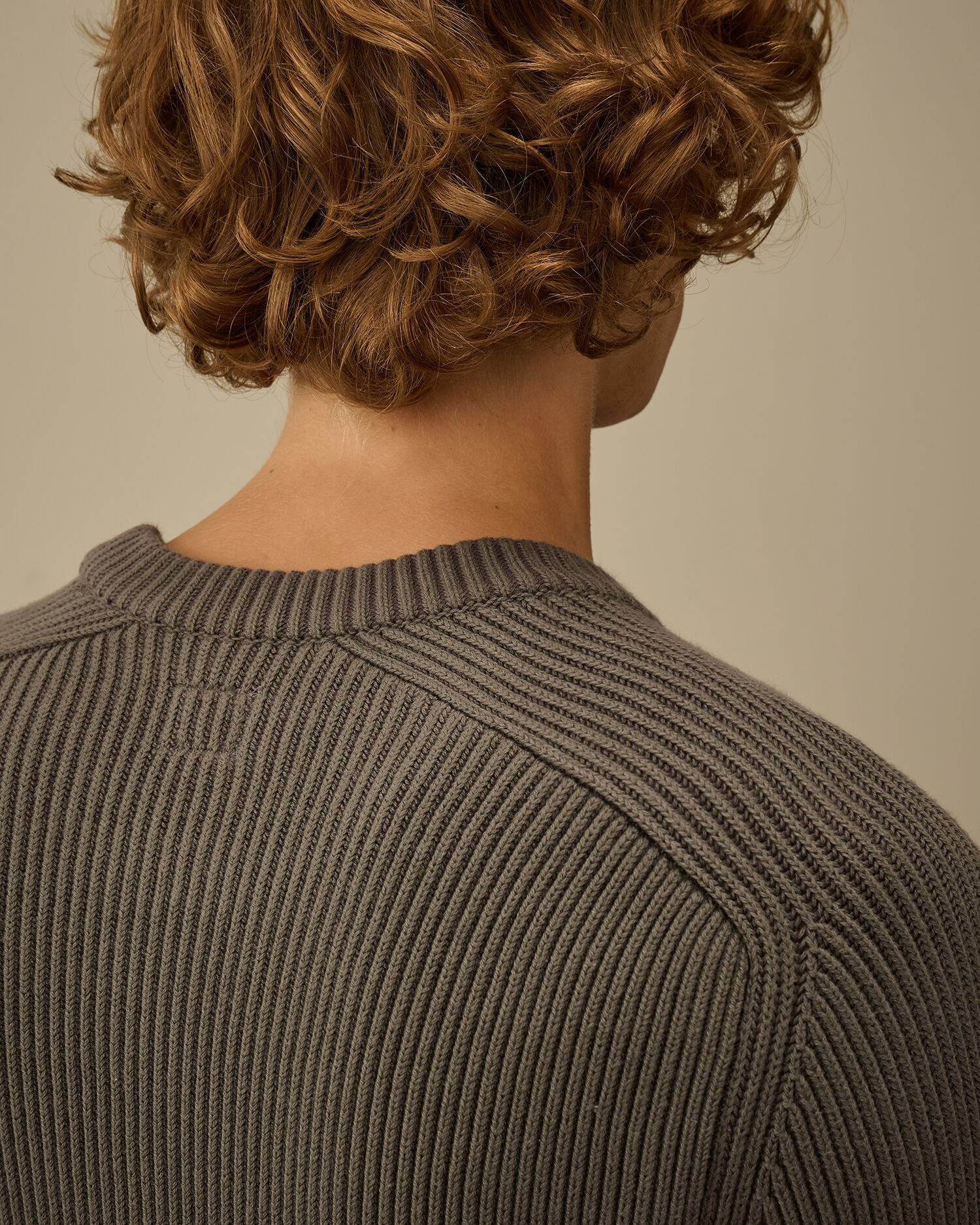Full Rib Crewneck Lens Sweater - 6