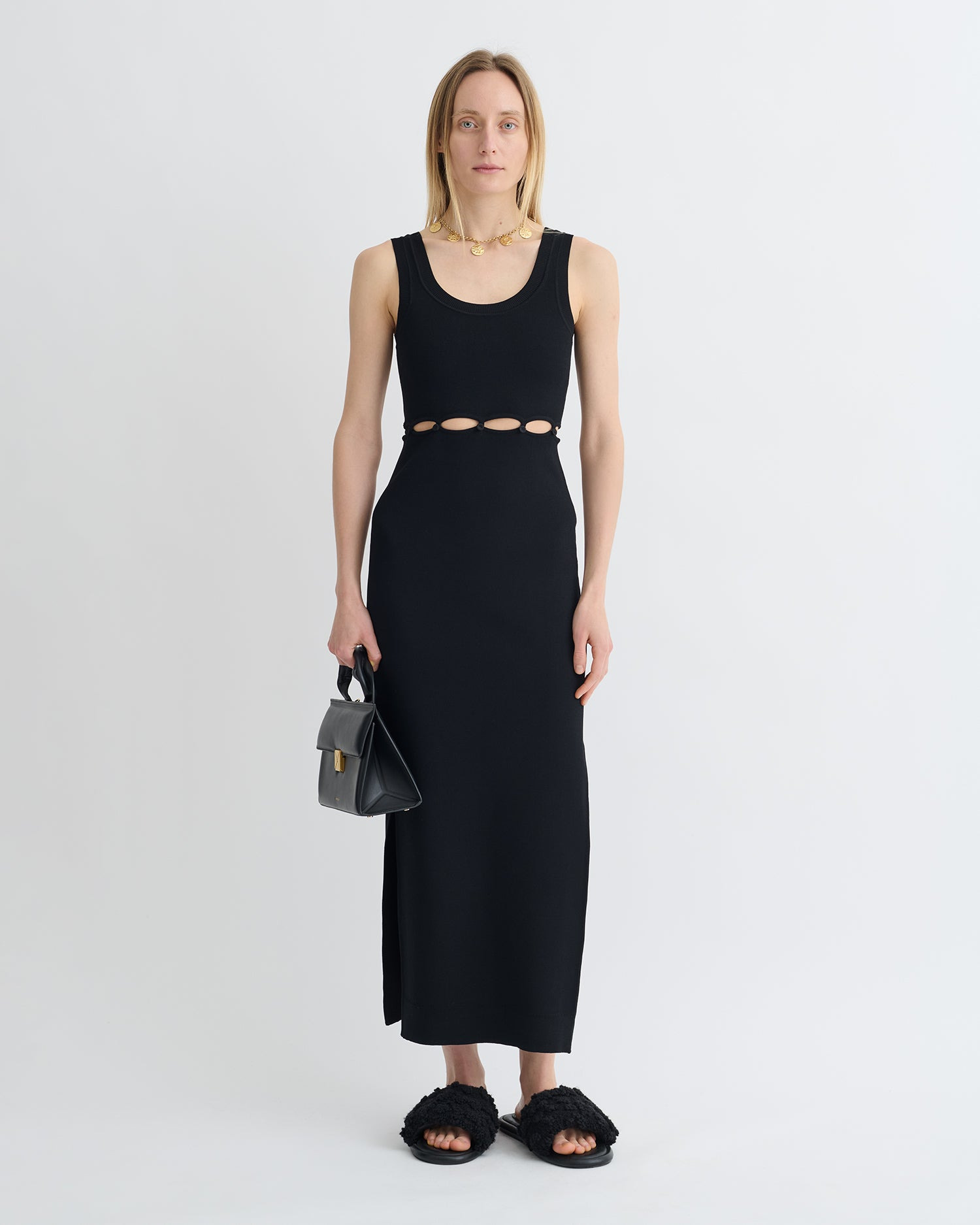 Knitted Midi Dress - 2
