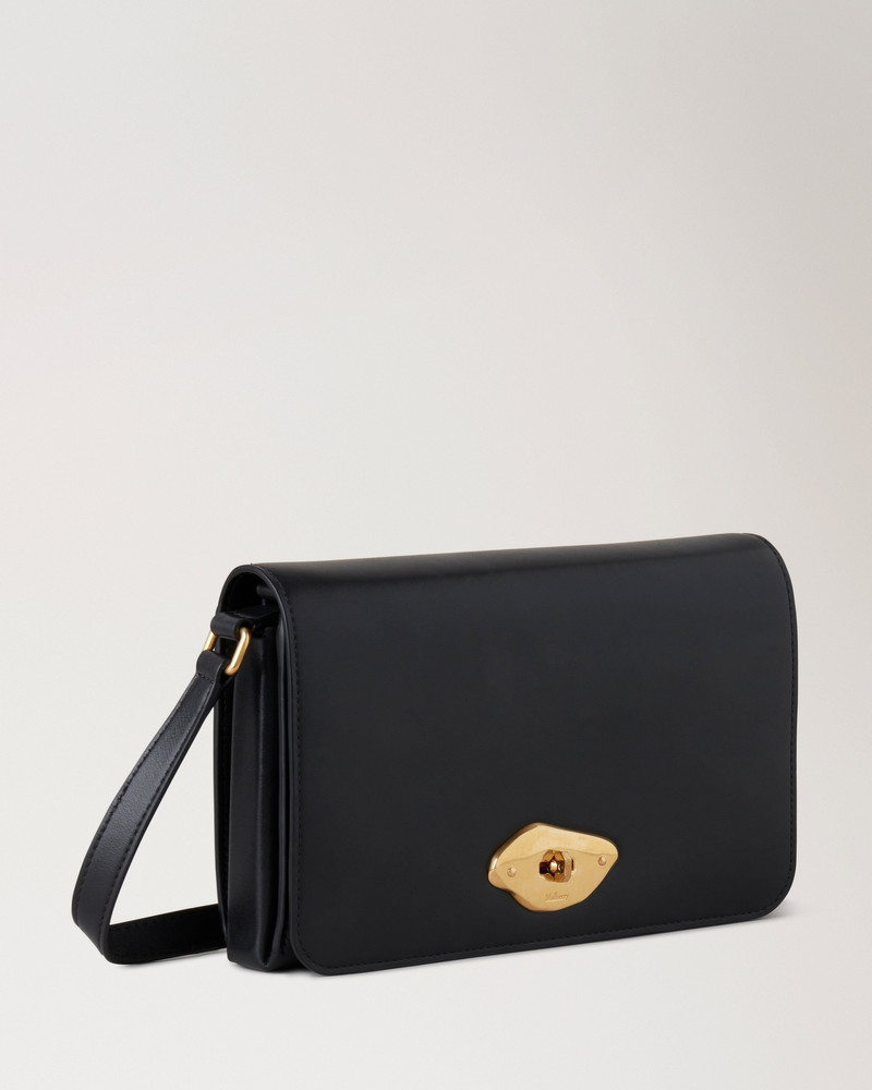 Lana Wallet on Strap
Black High Gloss Leather 4
