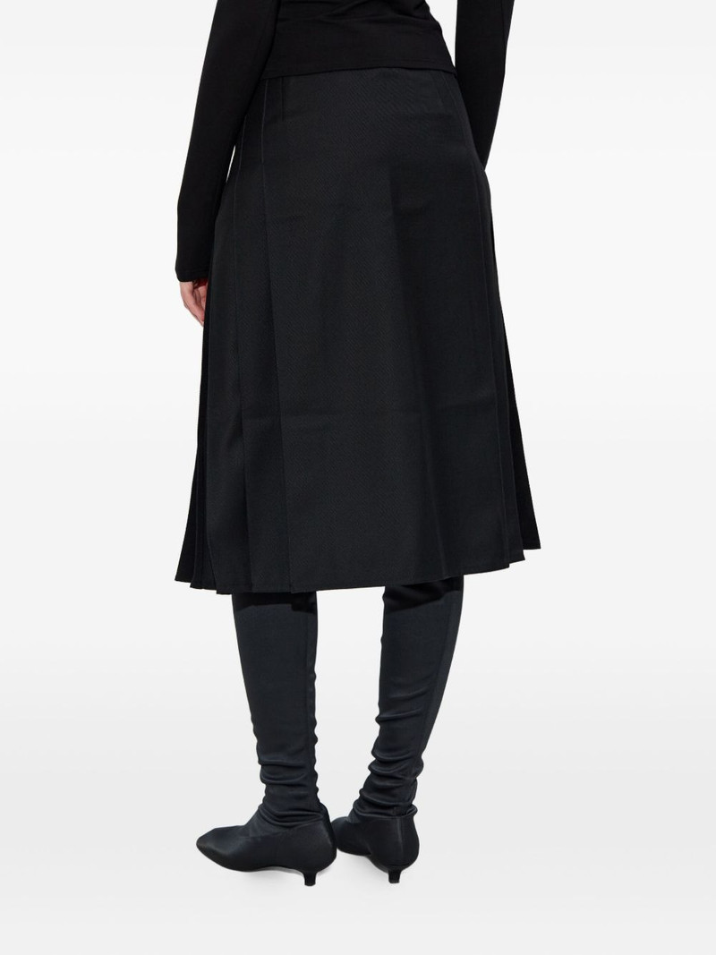 buttoned pleated skirt 4