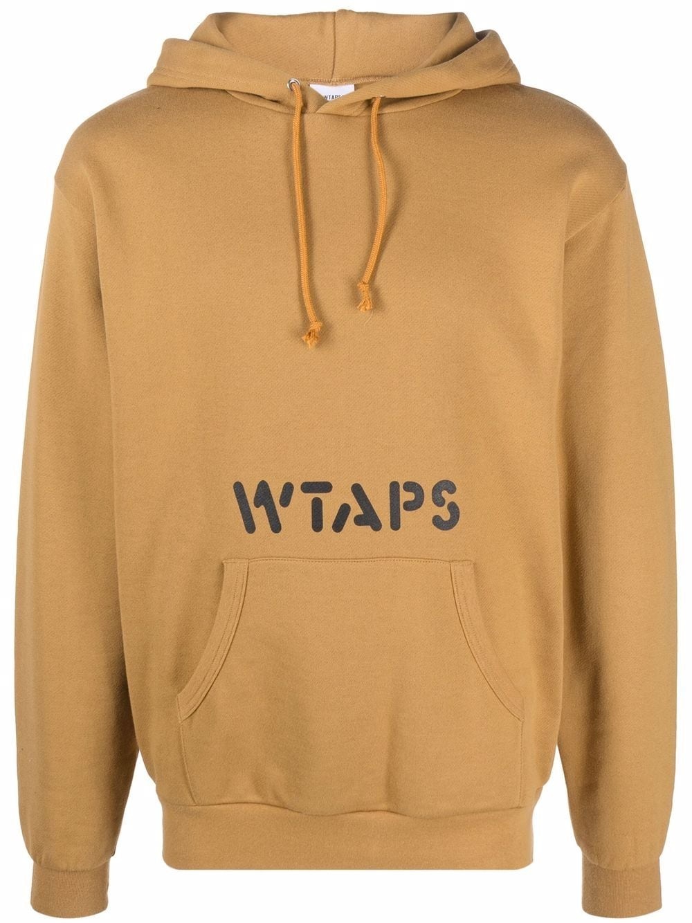 logo-printed hoodie - 1