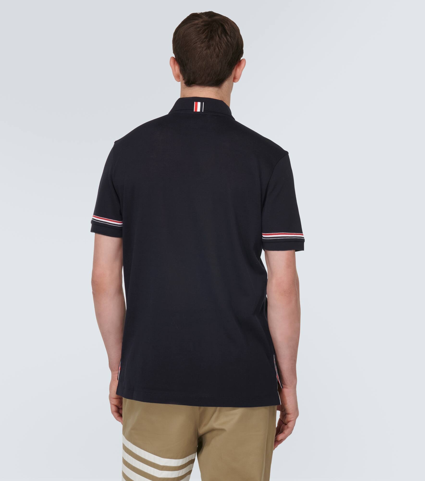 RWB Stripe cotton polo shirt - 4