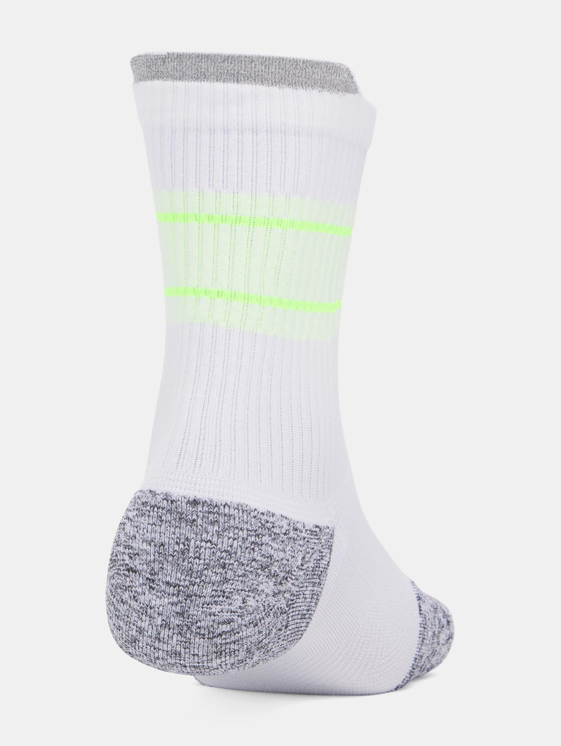 Under Armour Unisex UA ArmourDry® Run Cushion 3-Pack Mid-Crew Socks outlook