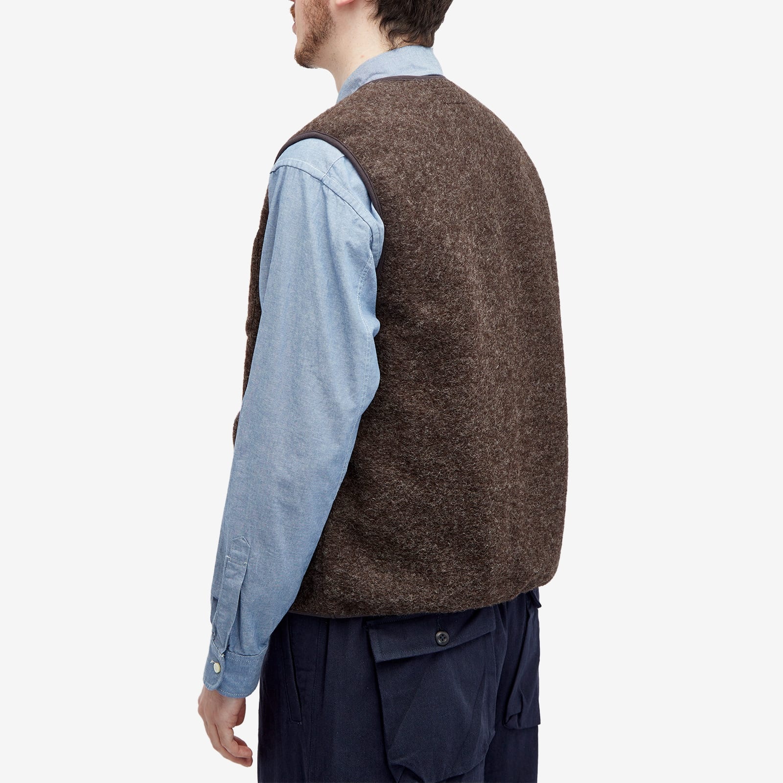 Universal Works Wool Fleece Zip Gilet - END. Exclusive - 3