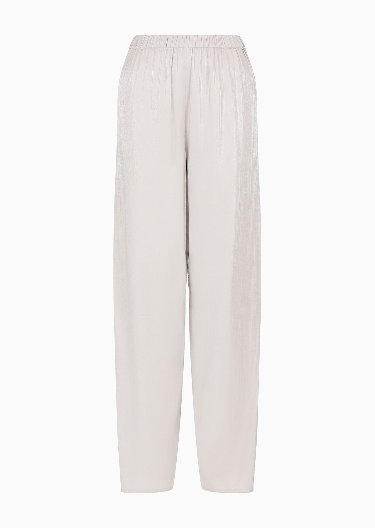 Elasticated-waist trousers in trilobel fabric - 1