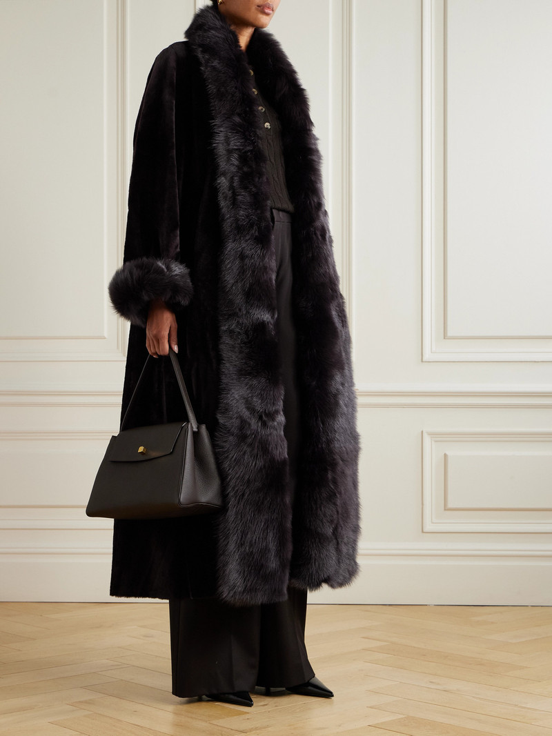 NOUR HAMMOUR Sima Shearling Coat outlook