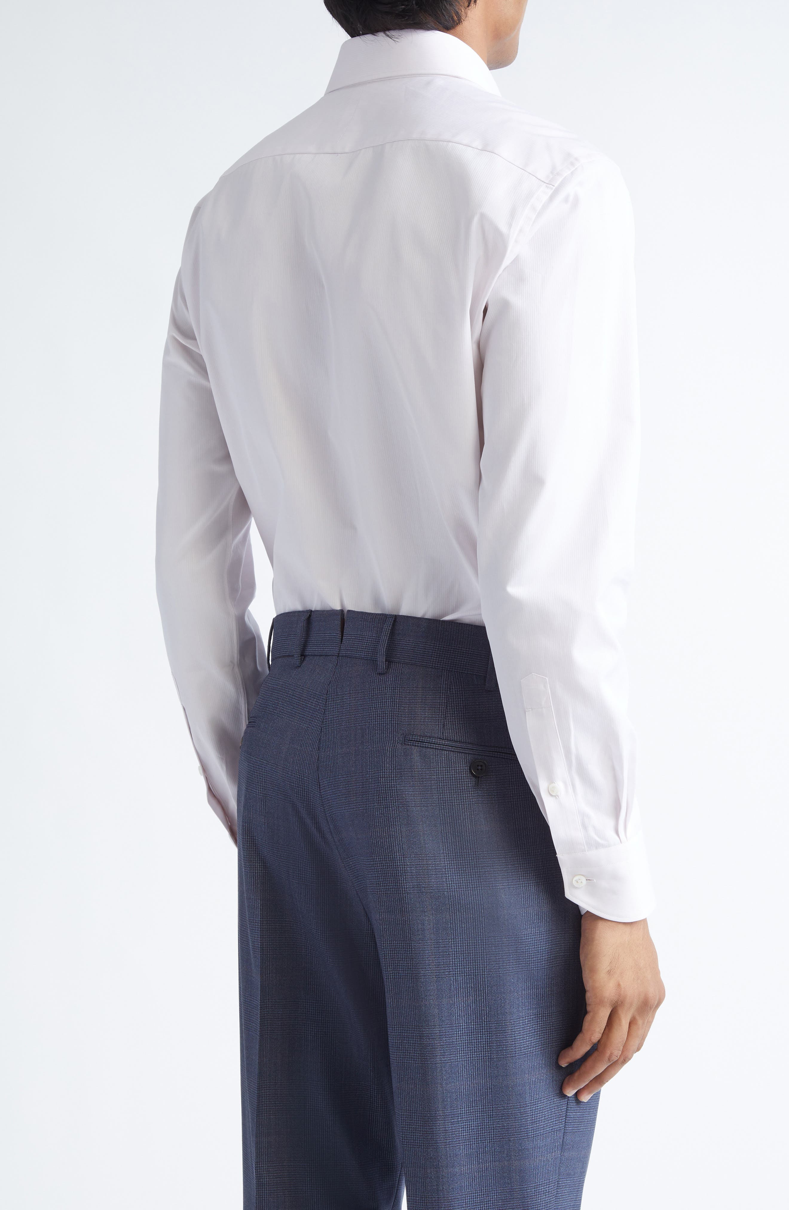 ZEGNA Centoventimila Falso Unito Button-Up Shirt in Light Pink at Nordstrom - 2