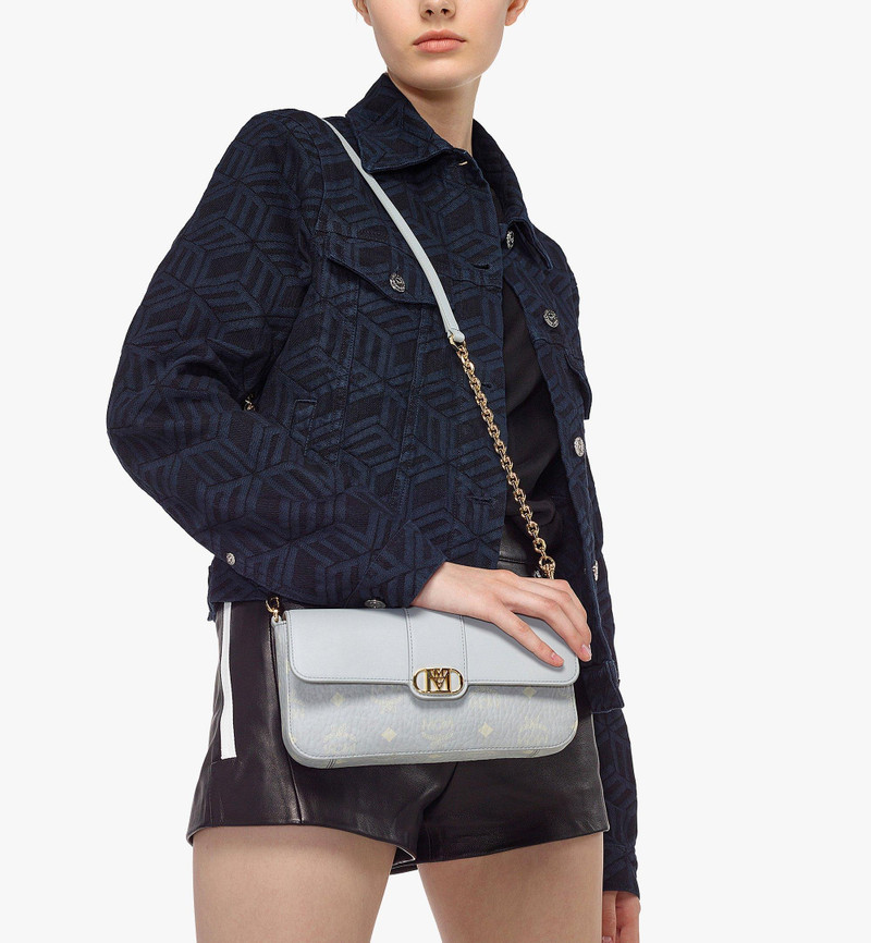 MCM Mode Travia Shoulder Bag in Visetos Leather Mix outlook