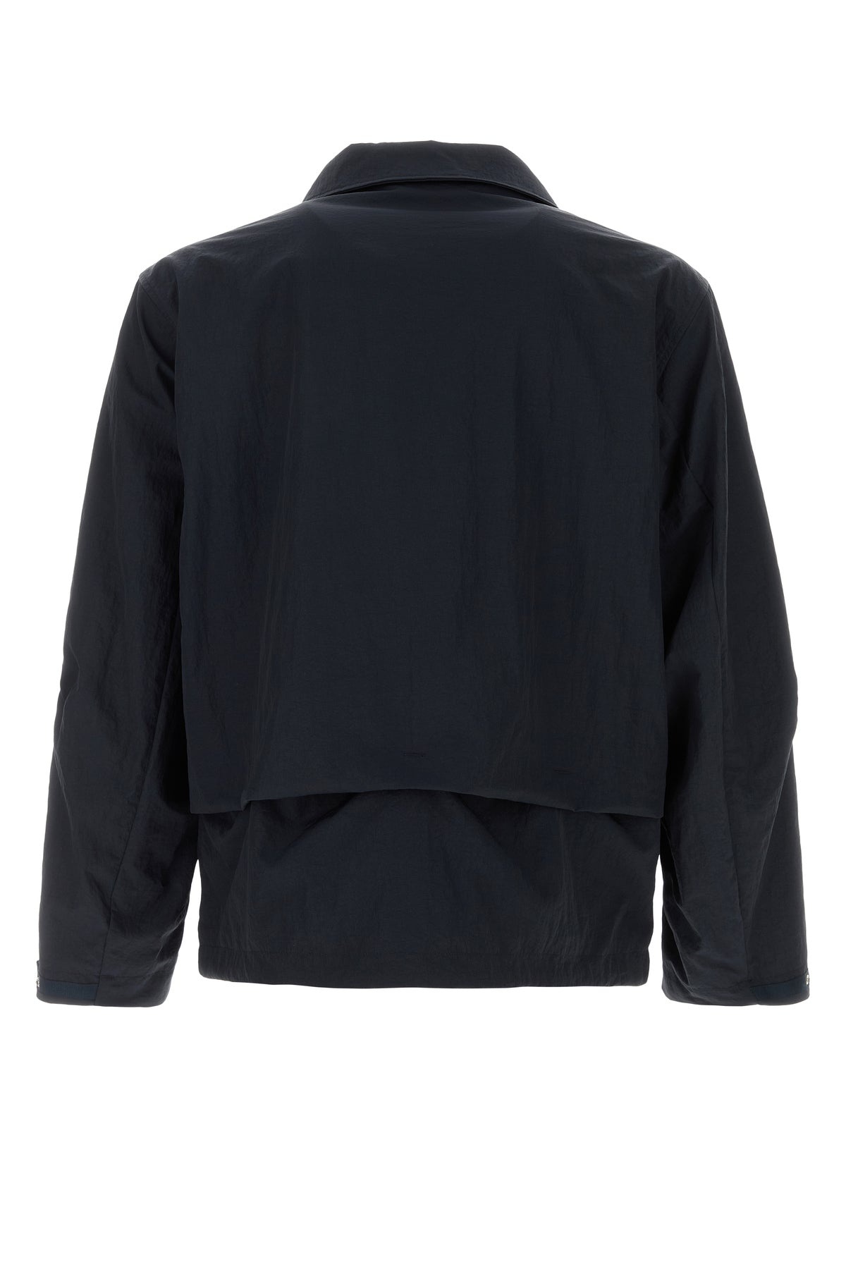 Navy blue nylon jacket - 2