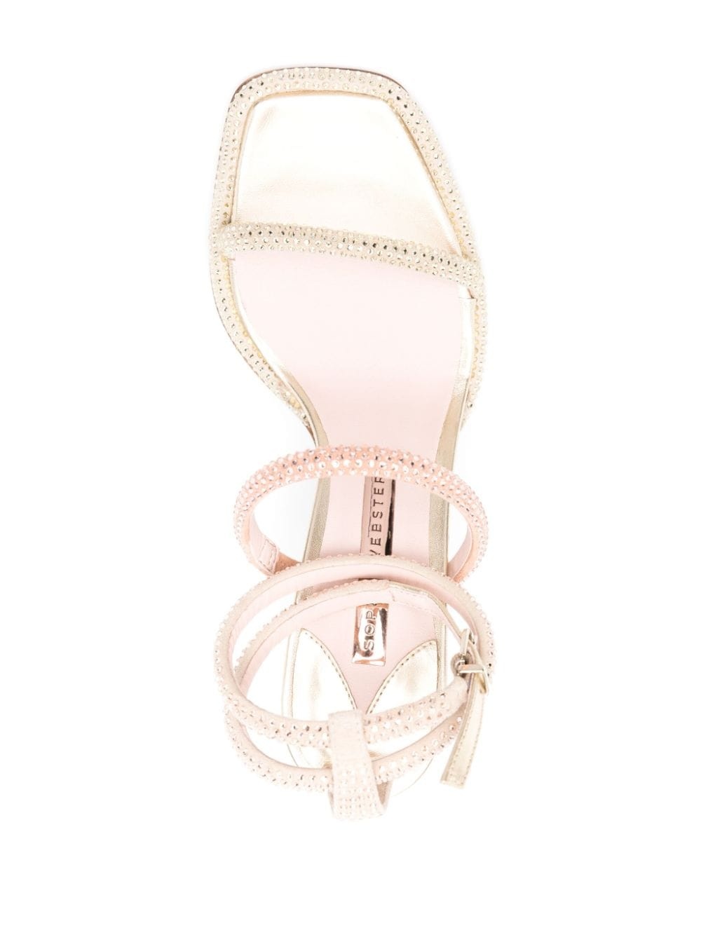 Callista 110mm leather sandals - 4