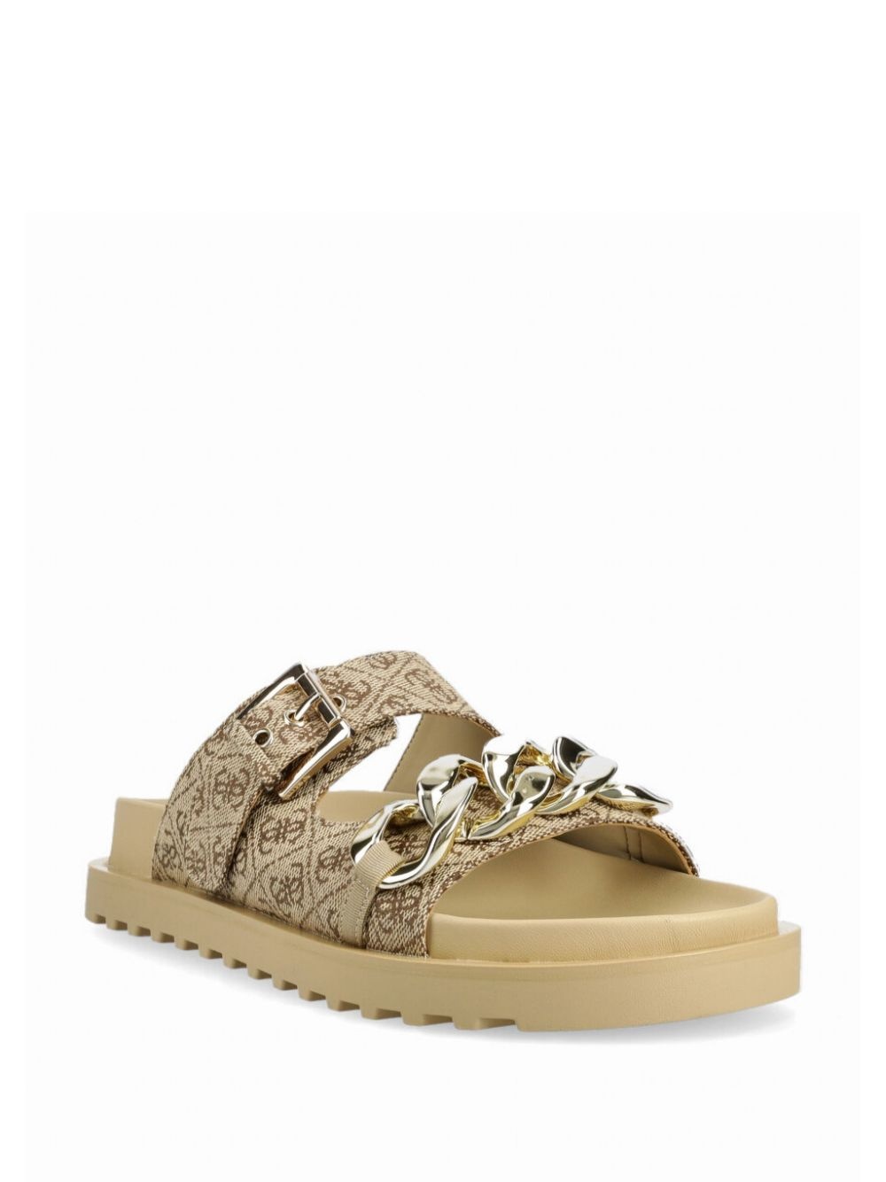 chain link-detail sandals - 2