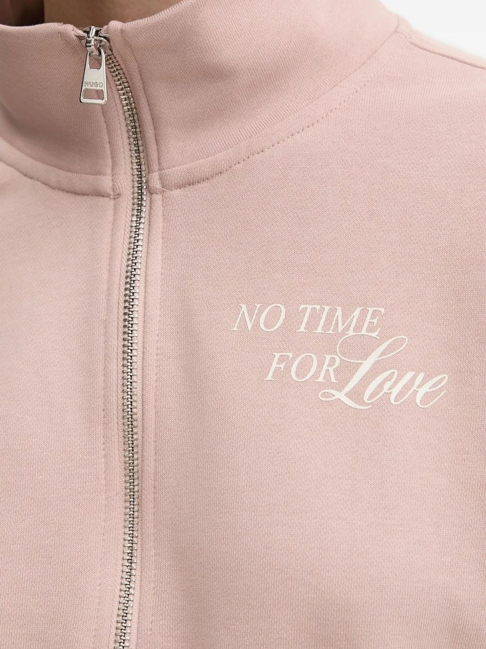 high-neck half-zip sweatshirt - 4
