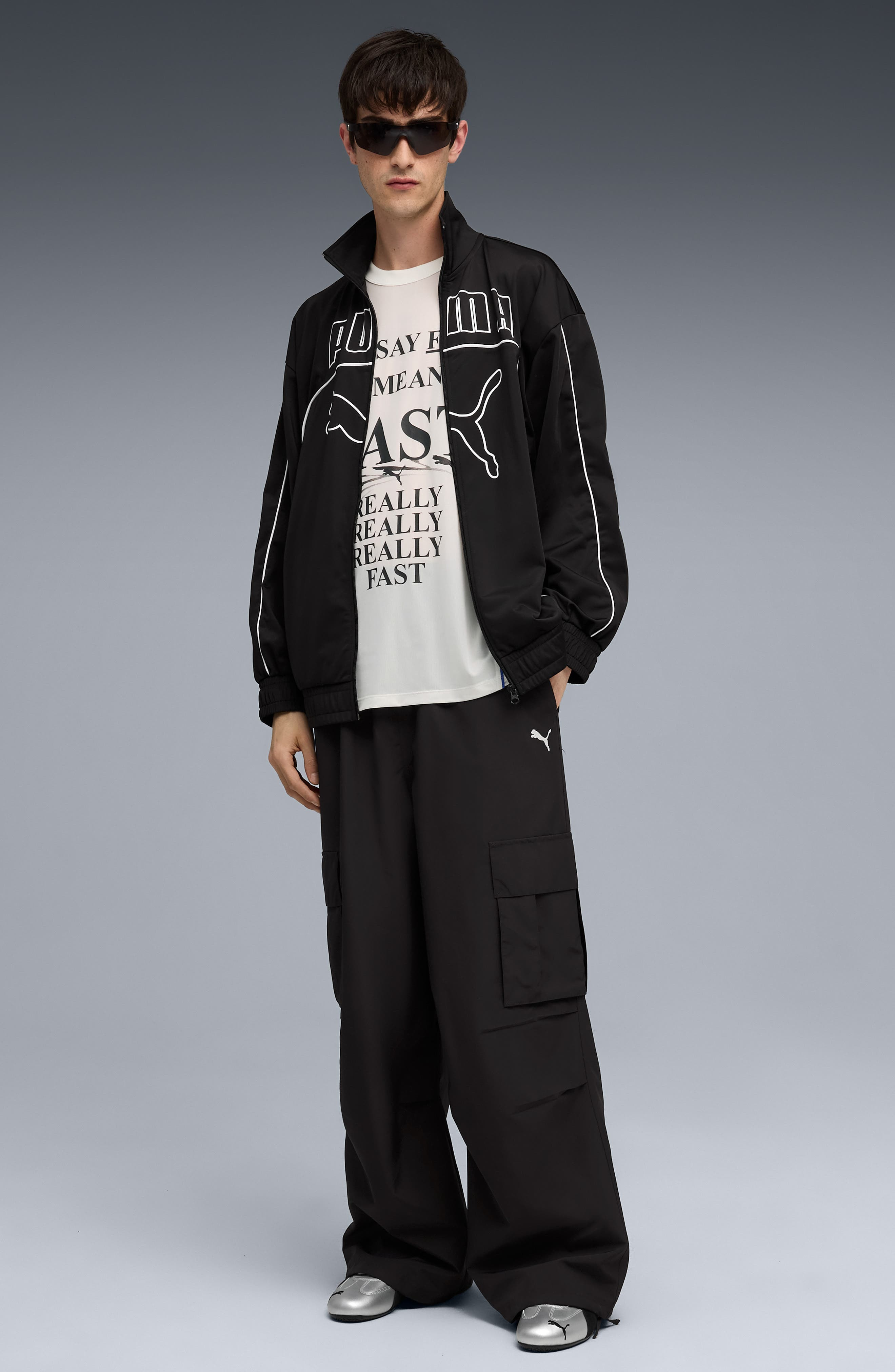 PUMA Future Archive Track Jacket in Puma Black at Nordstrom - 7