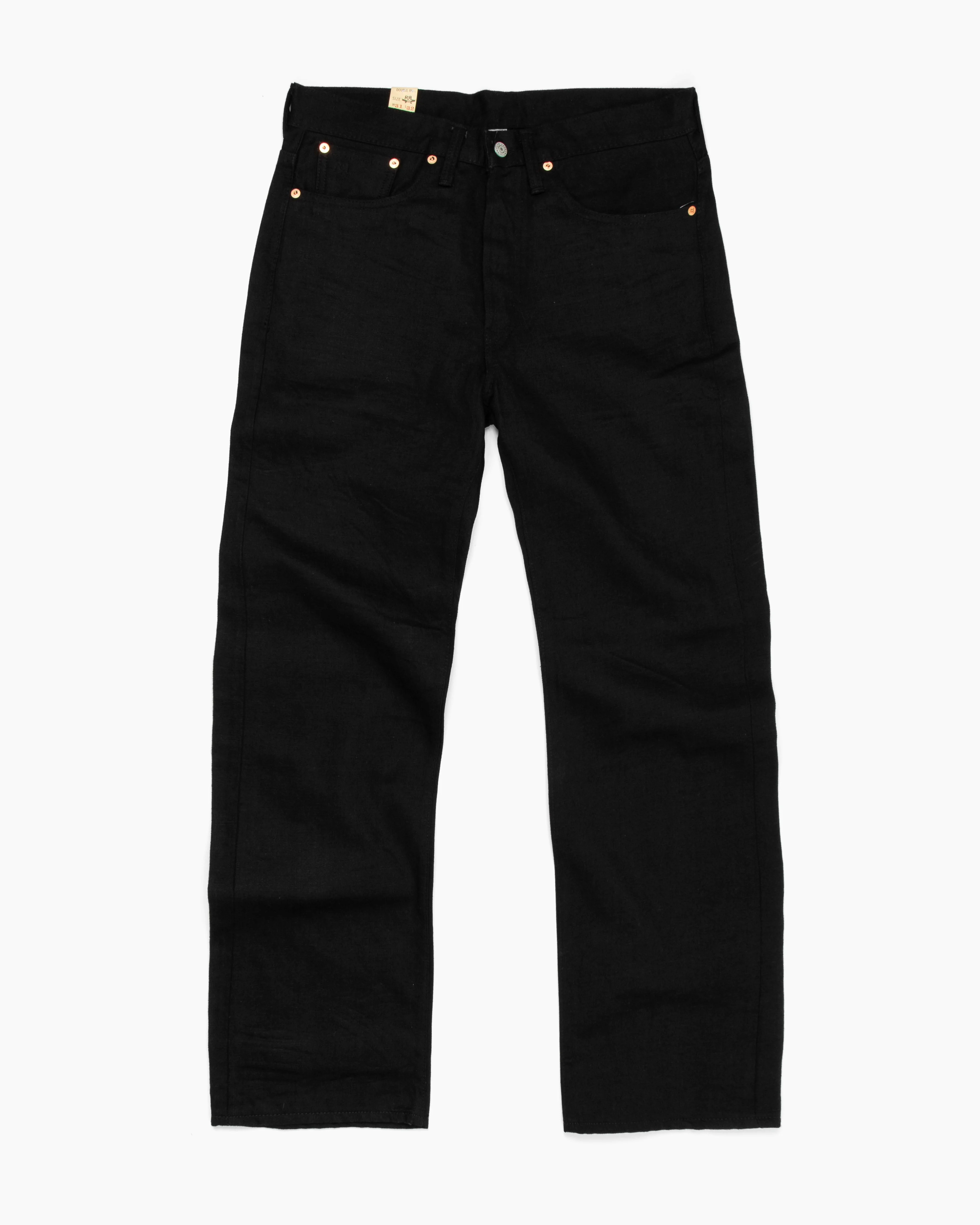 5-Pocket Black Selvedge Jean - 1