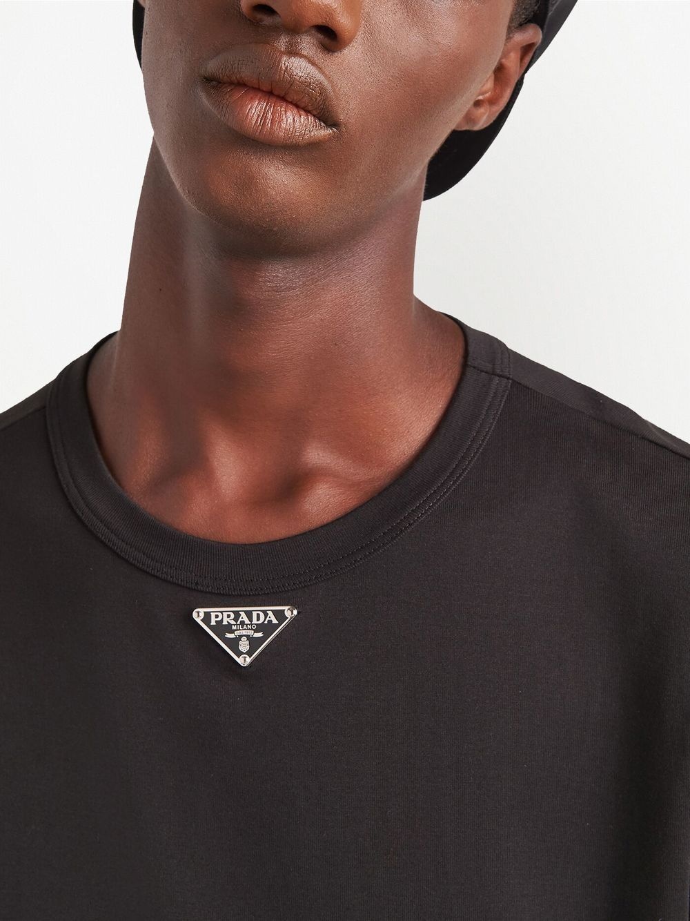 logo plaque T-shirt - 4