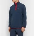 Snap-T Nylon-Trimmed Micro D Fleece Pullover - 10