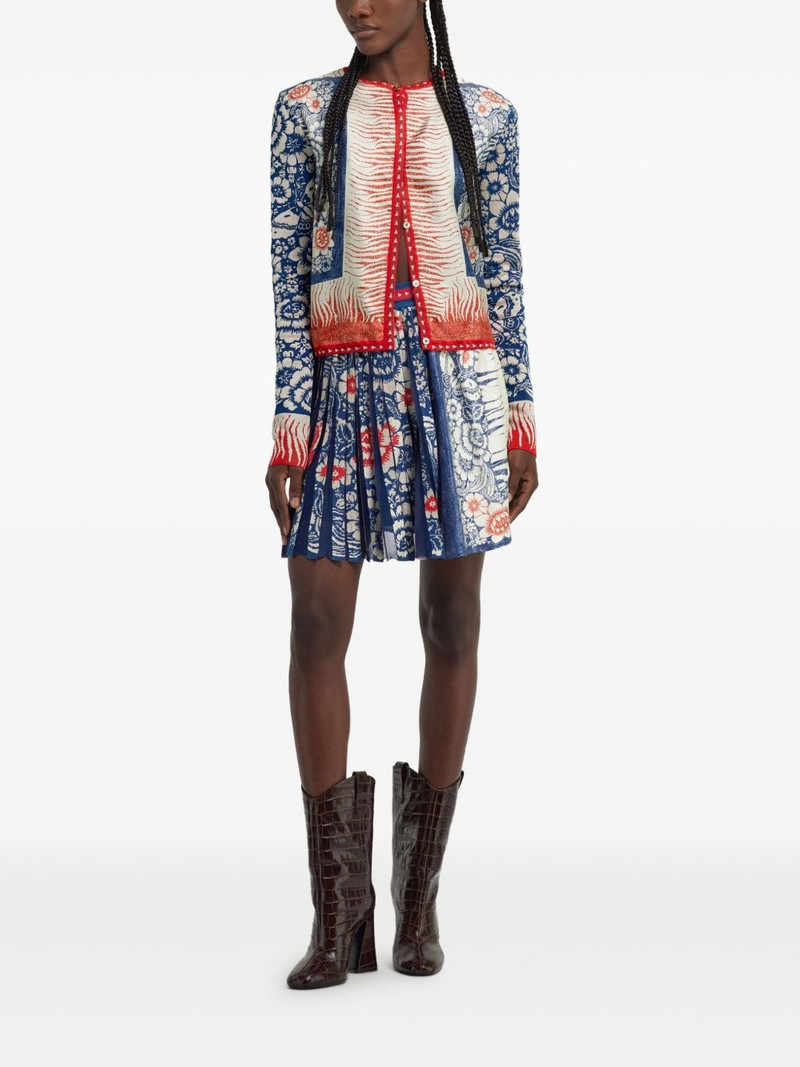 Roberto Cavalli bandana-print sweater outlook