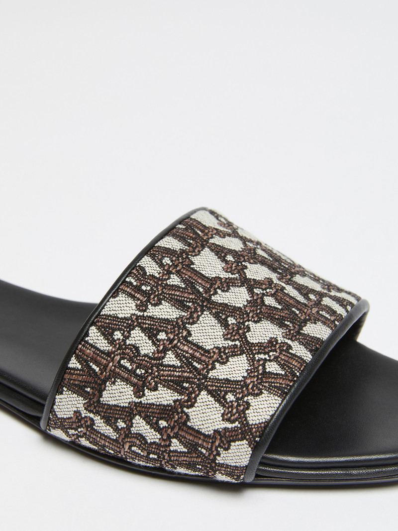 FRIDAC Jacquard sandals 4