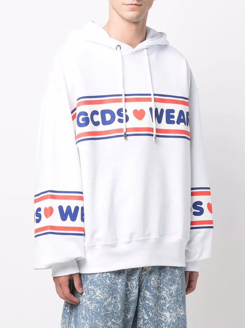graphic-print cotton hoodie 3