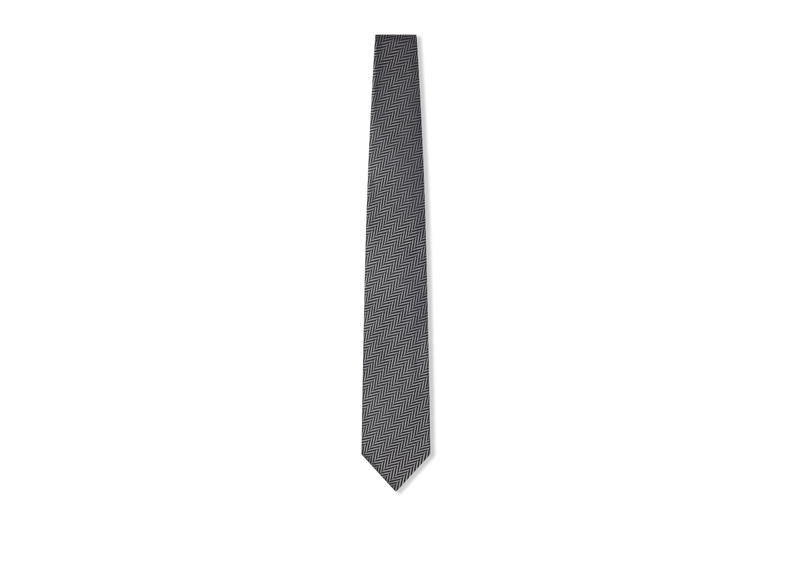BOLD HERRINGBONE TIE - 1