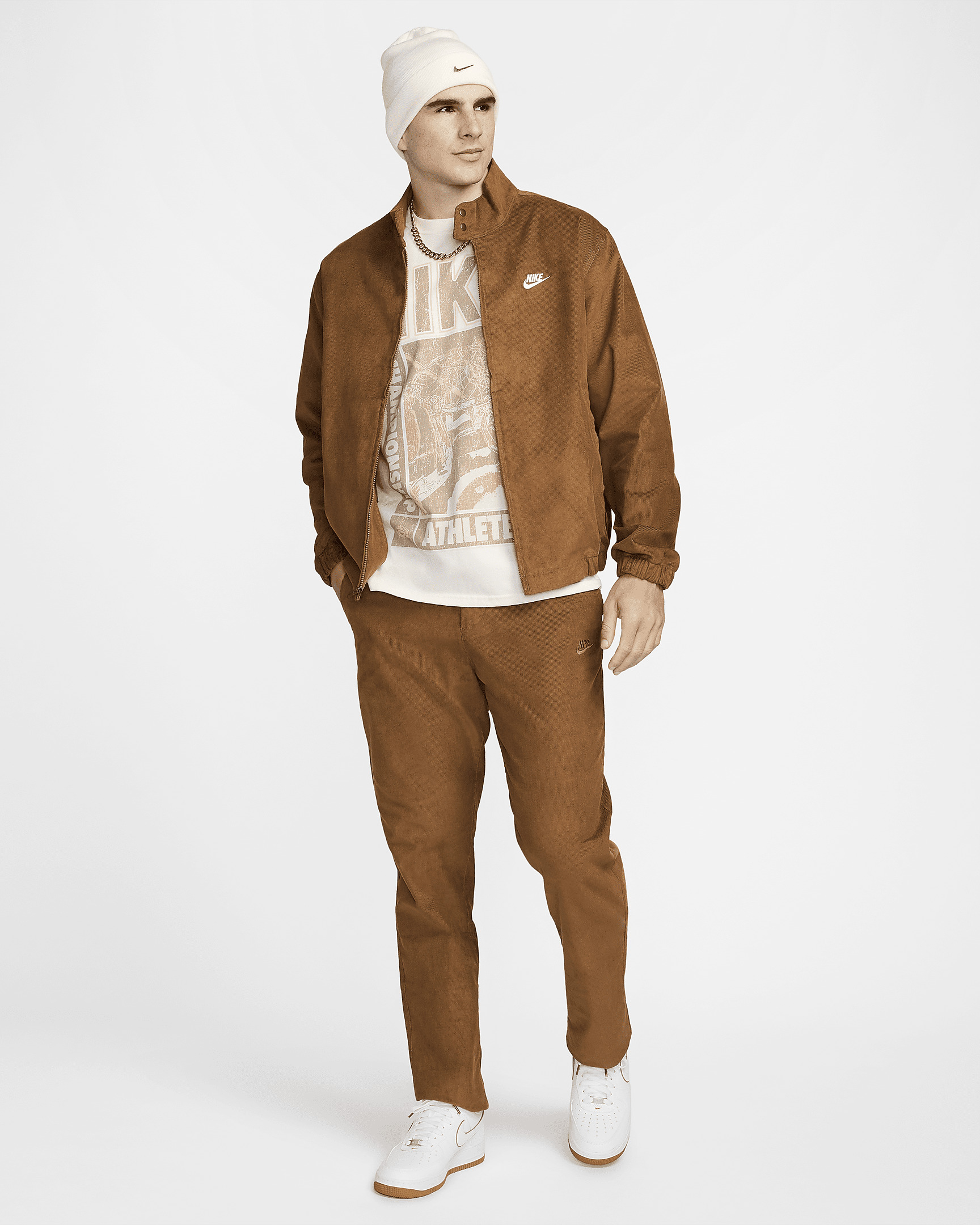 Nike Sportswear Club Men's Corduroy Harrington Jacket - 6