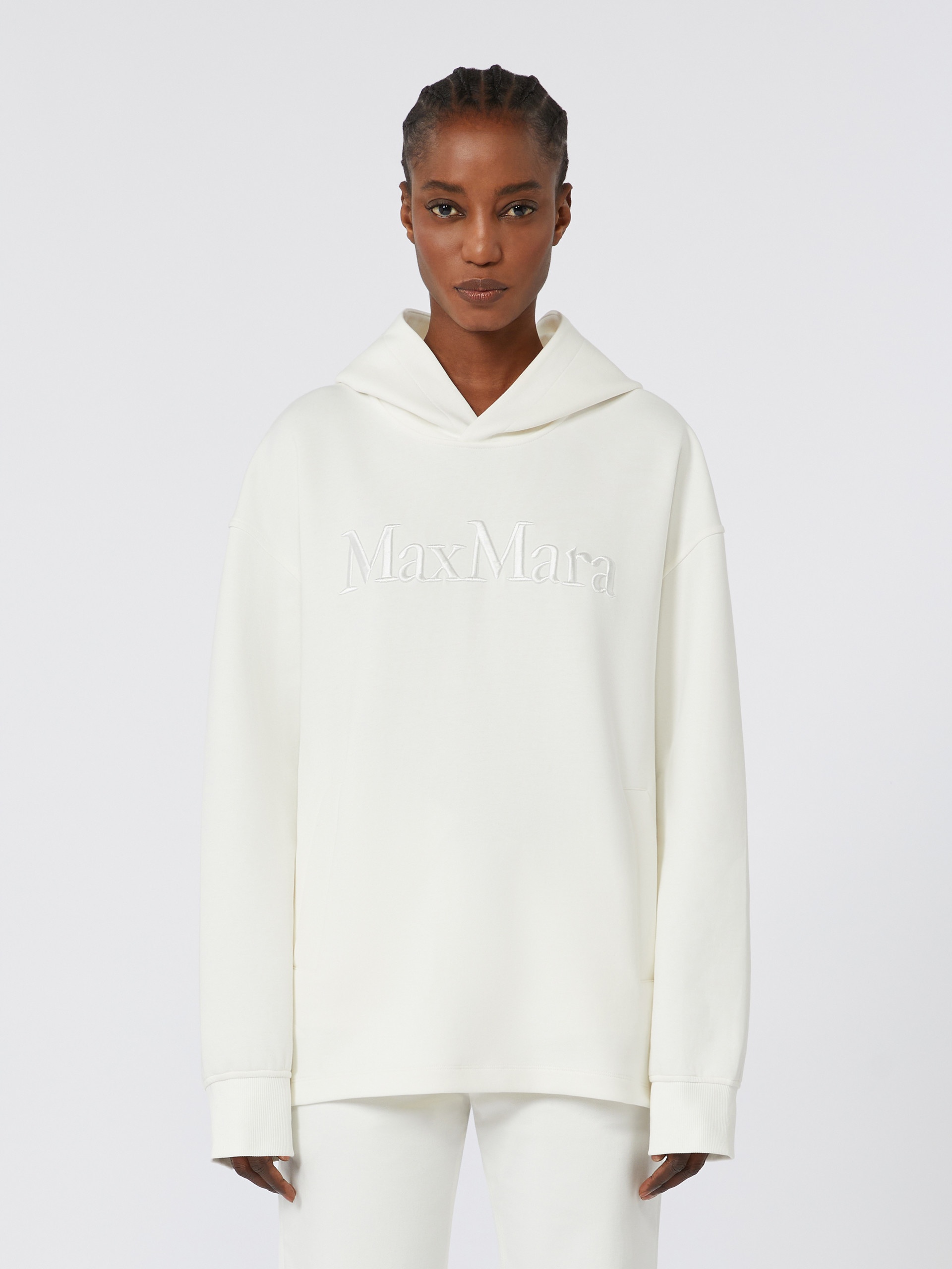 VISIERA Oversized cotton jersey sweatshirt - 3