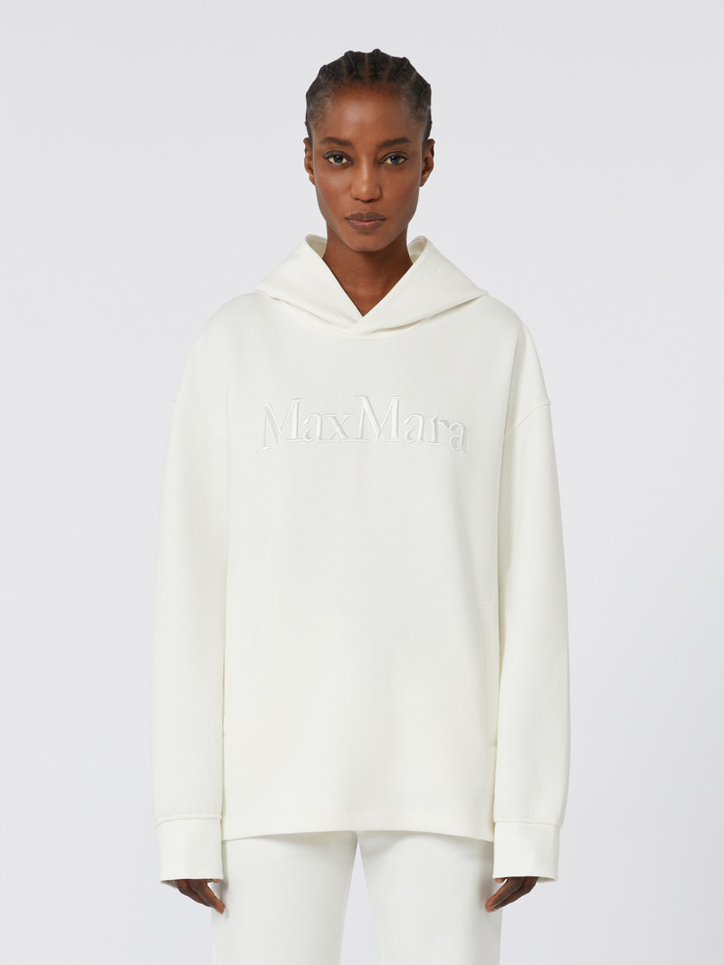 VISIERA Oversized cotton jersey sweatshirt 3