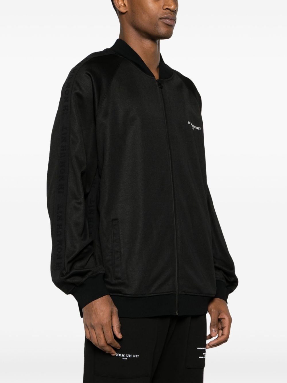 ih nom uh nit Mask Black Roses bomber jacket REVERSIBLE