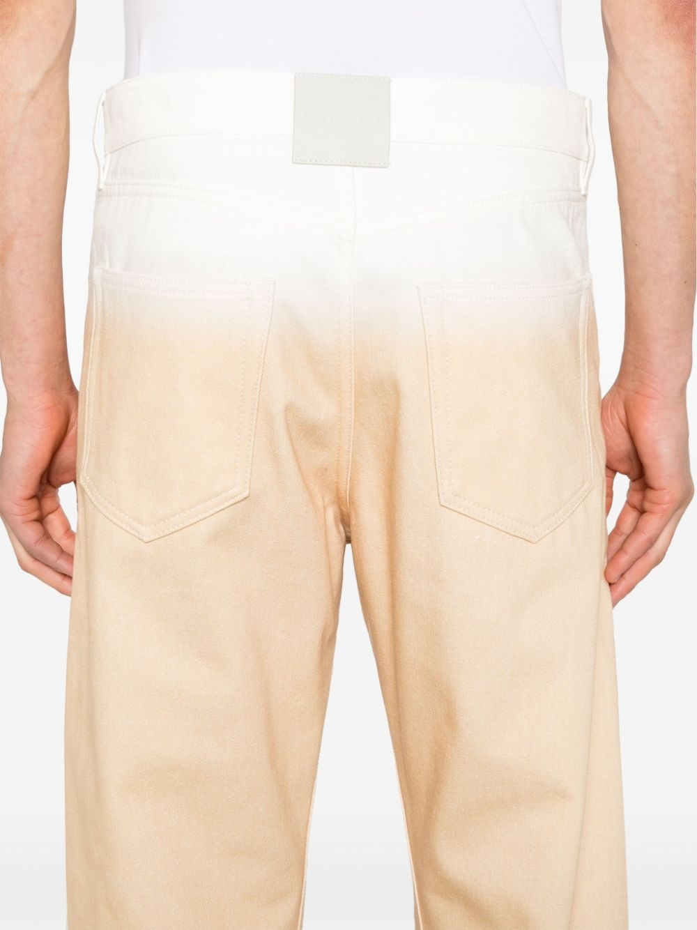 mid-rise straight-leg jeans - 5