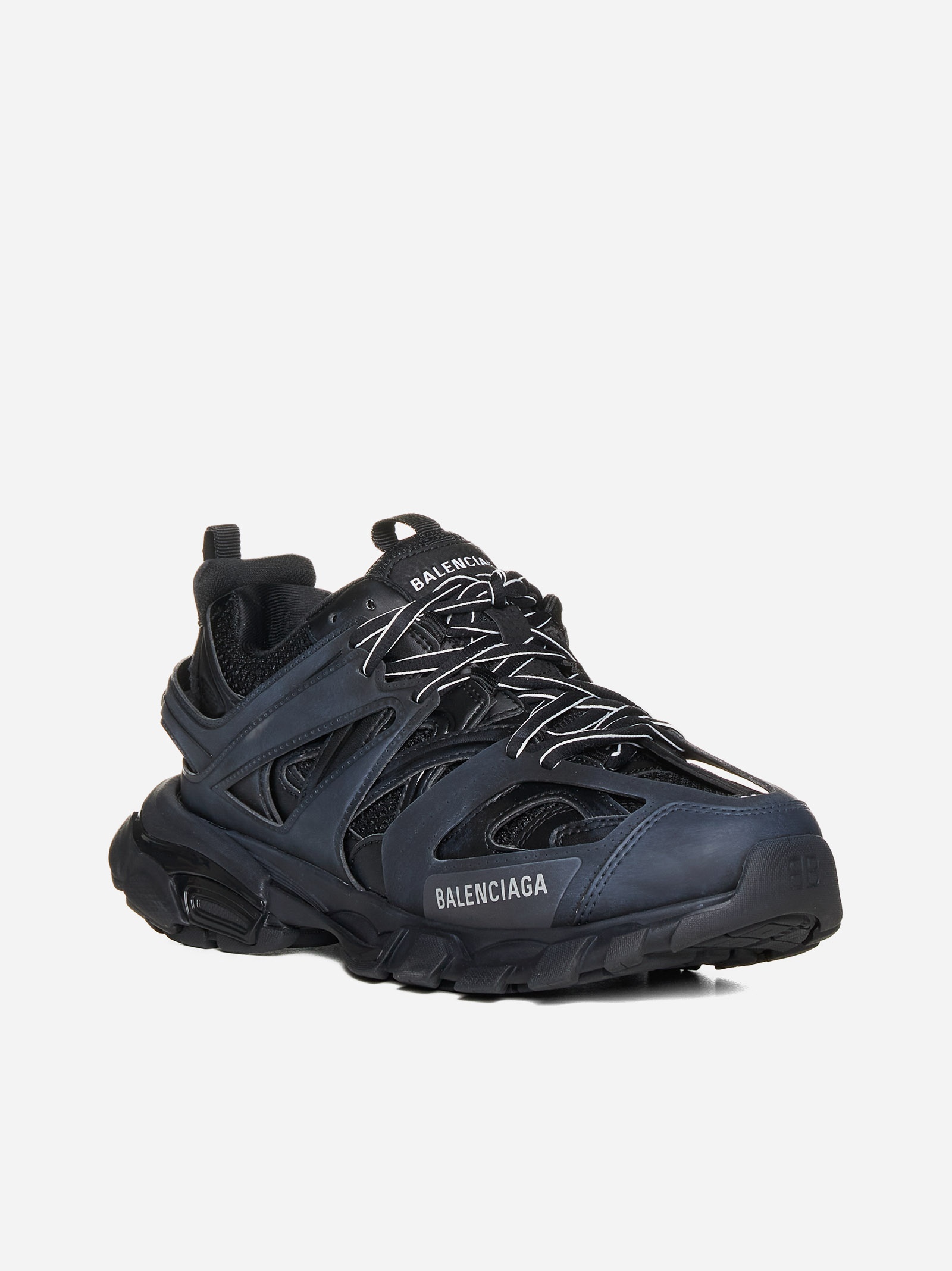 BALENCIAGA Track nylon, mesh and rubber sneakers