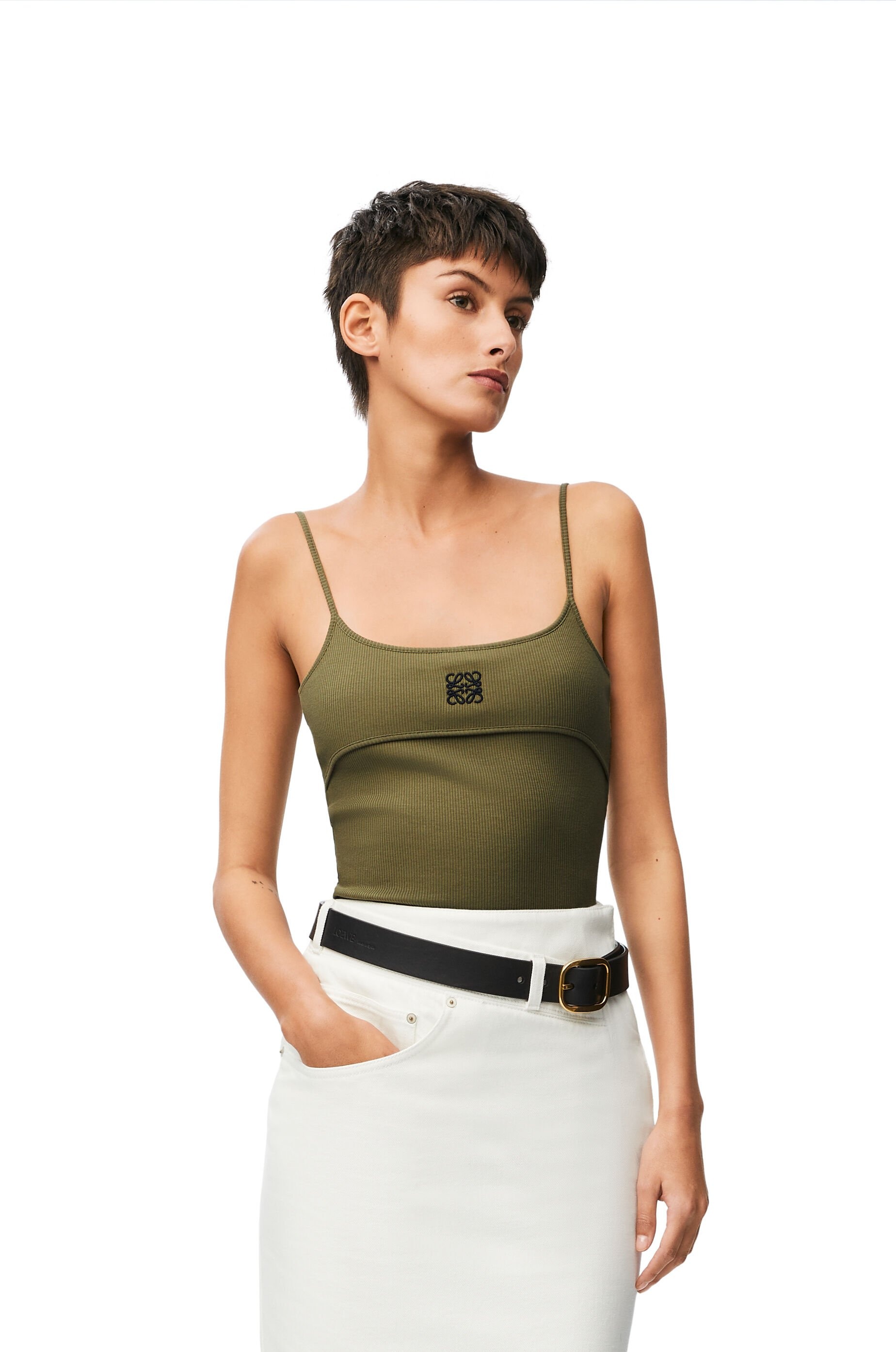 Anagram strappy top in cotton - 3