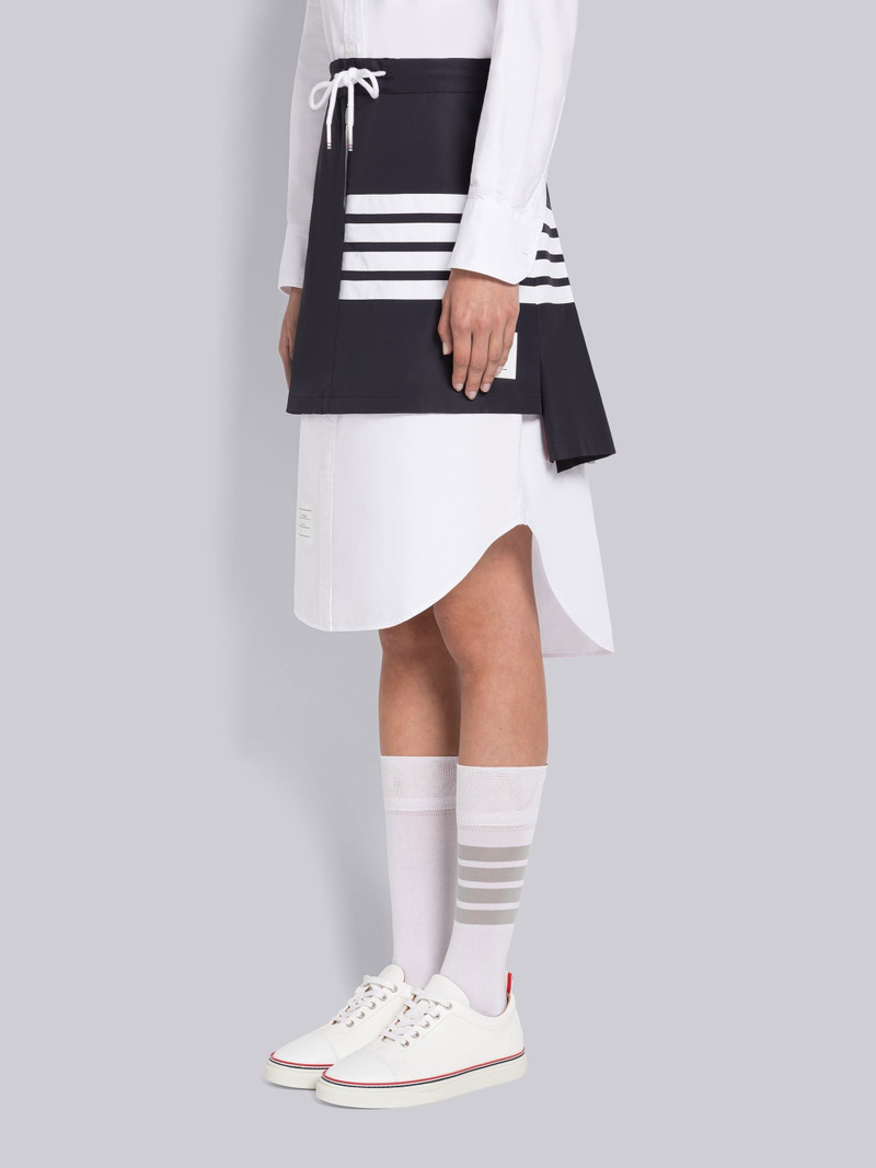 Navy Flyweight Tech 4-Bar Pleated Mini Skirt 4