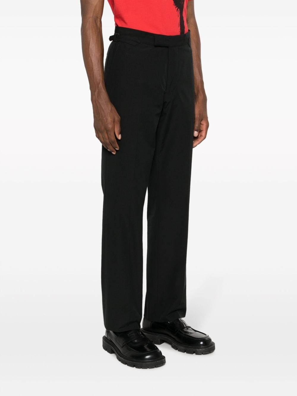 Sang straight-leg cotton trousers - 3
