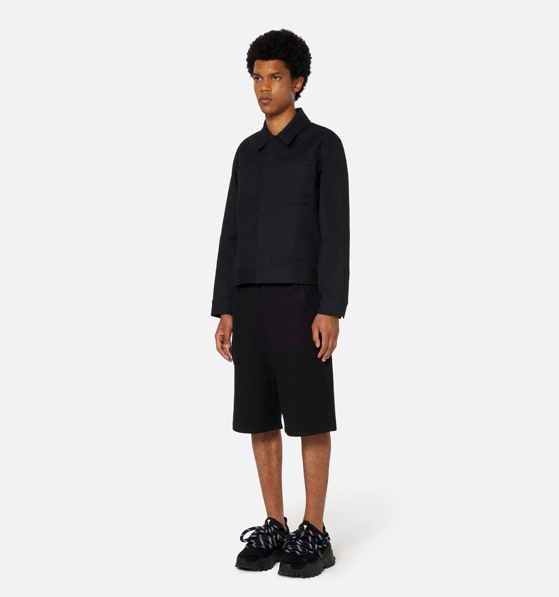 Press Buttons Worker Jacket - 3