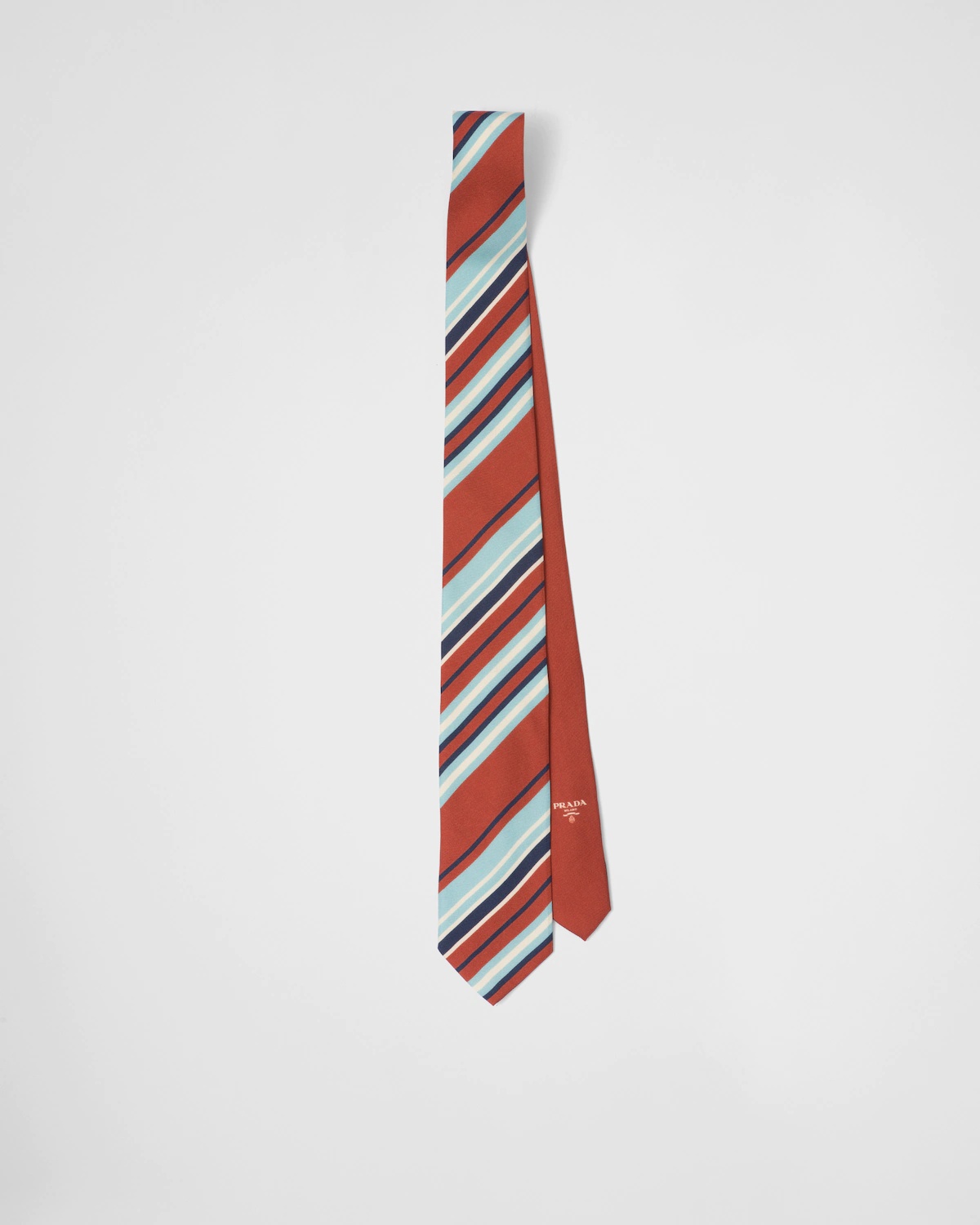 Striped silk twill tie - 1