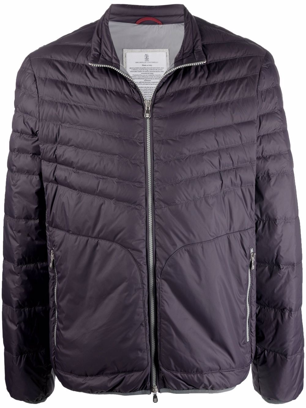 quilted down jacket - 1