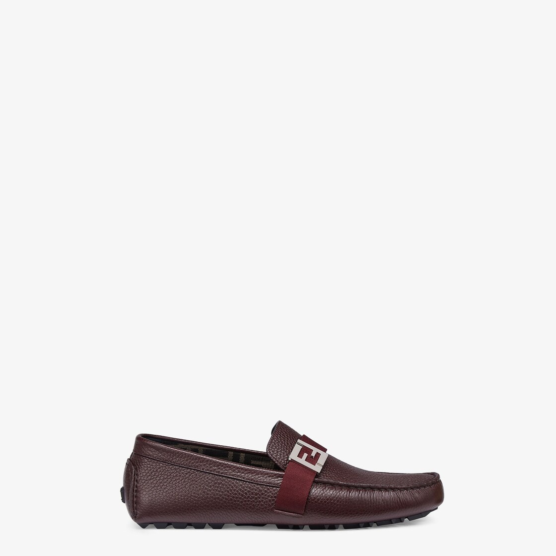 Burgundy leather drivers - 1