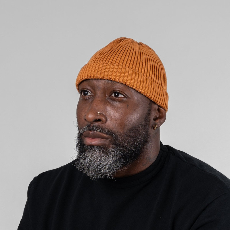 Iron Heart ROT-5021-DYEL ROTOTO - Cotton Roll Up Hat - Dark Yellow outlook