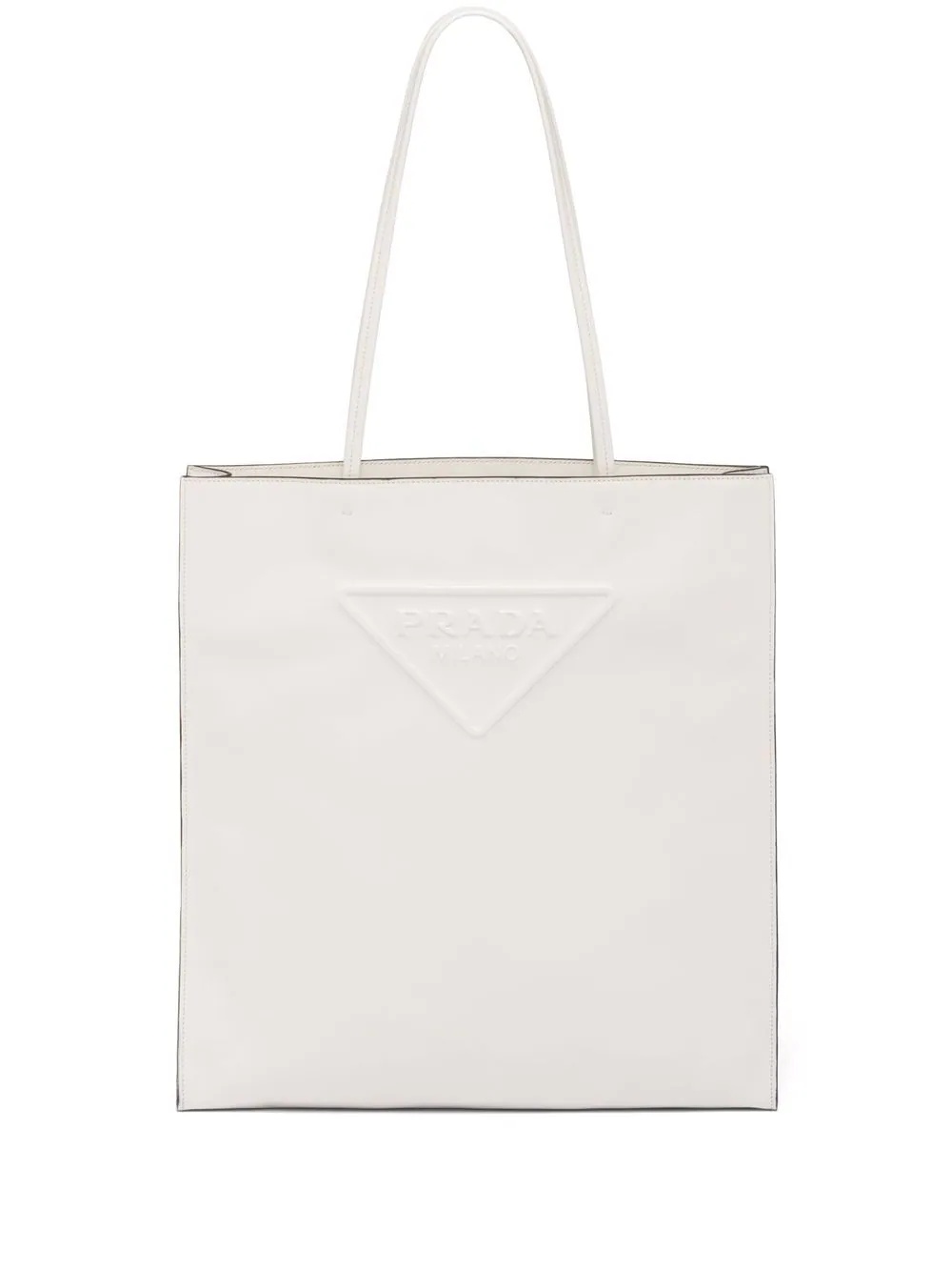 small Saffiano leather tote bag - 1