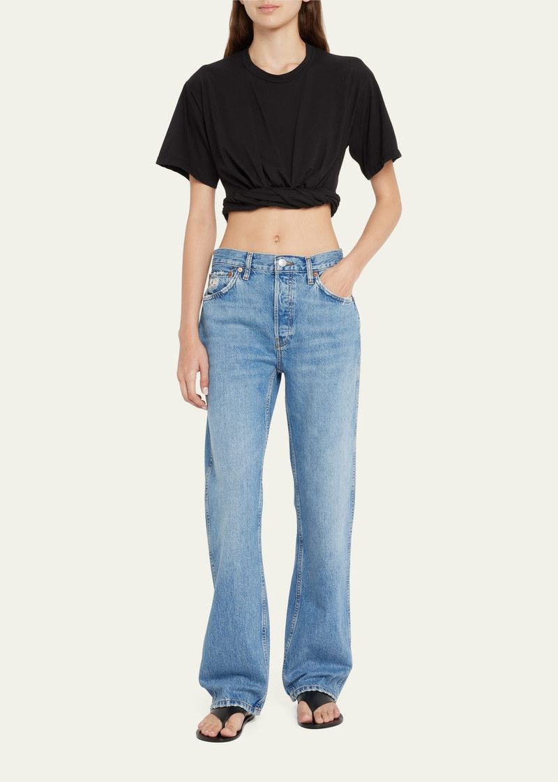 RE/DONE High-Rise Loose Rigid Straight-Leg Jeans outlook