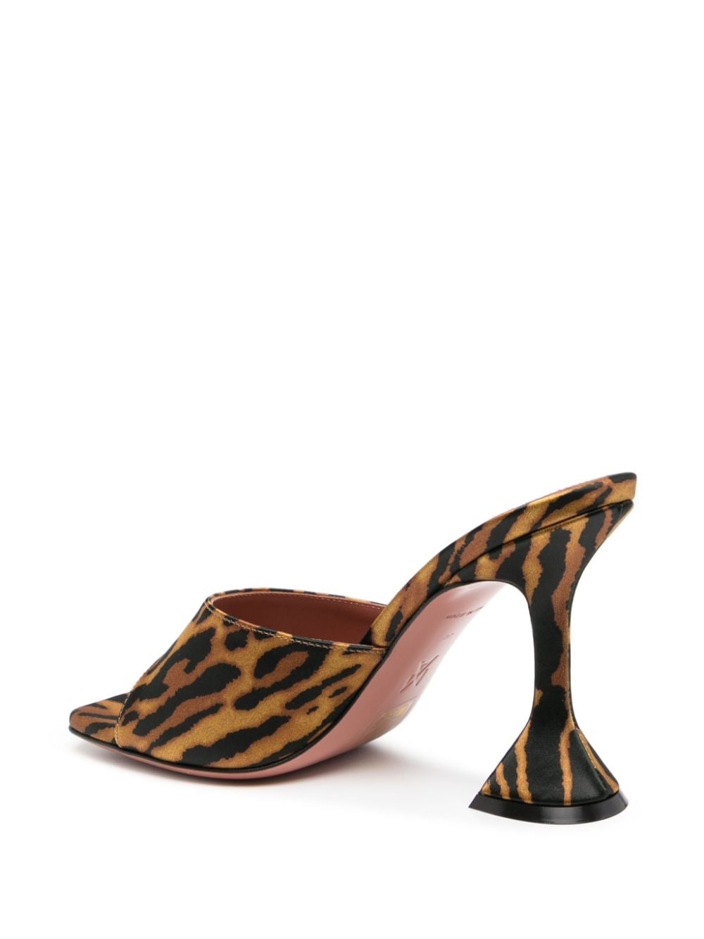 Lupita 95mm tiger-print mules - 3