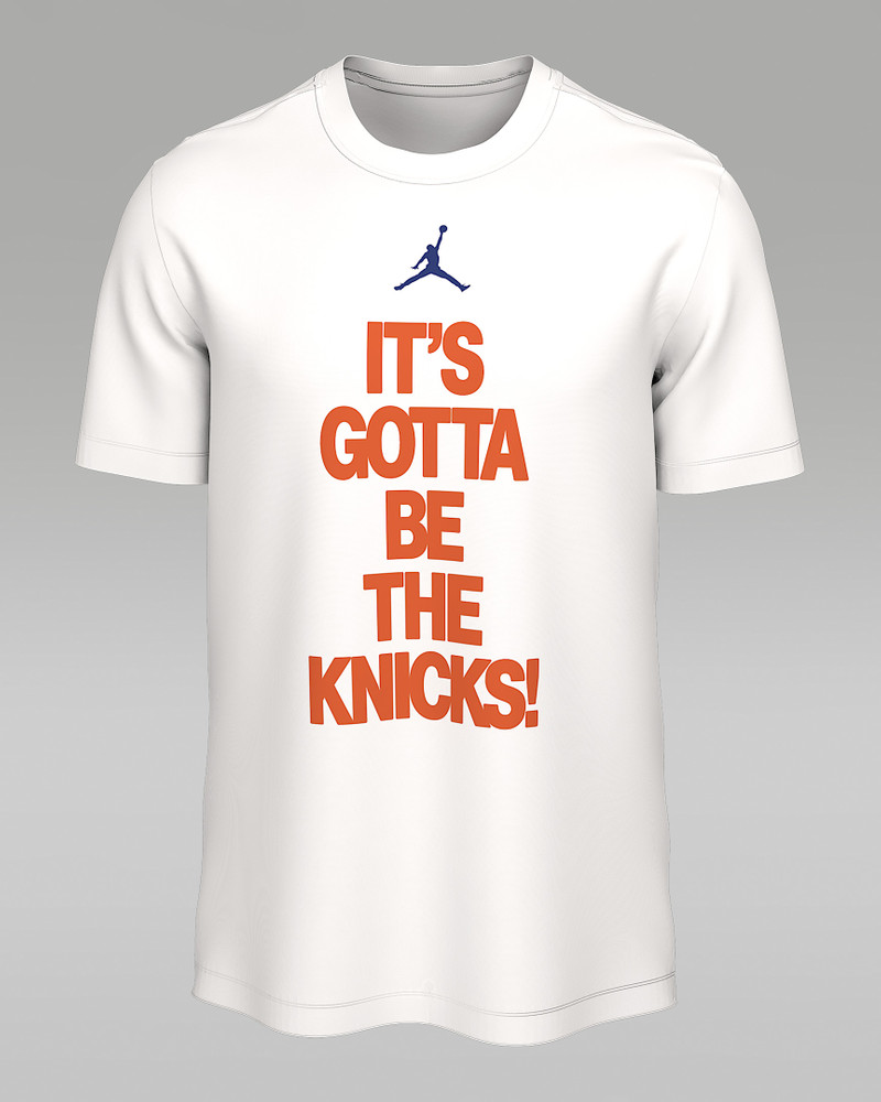 "It's Gotta Be The Knicks" 2025-26 NBA Championship Tee Men's Jordan T-Shirt 1