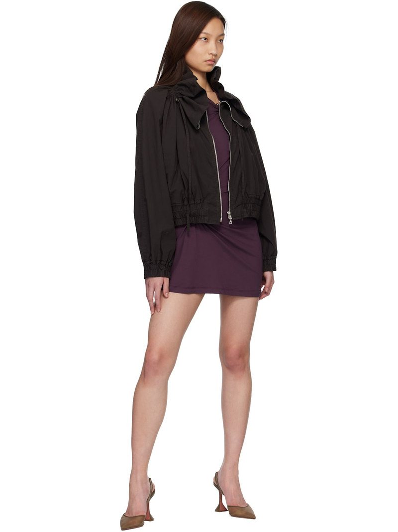 Amina Muaddi Taupe Holli Mesh Sling 95 Heels outlook