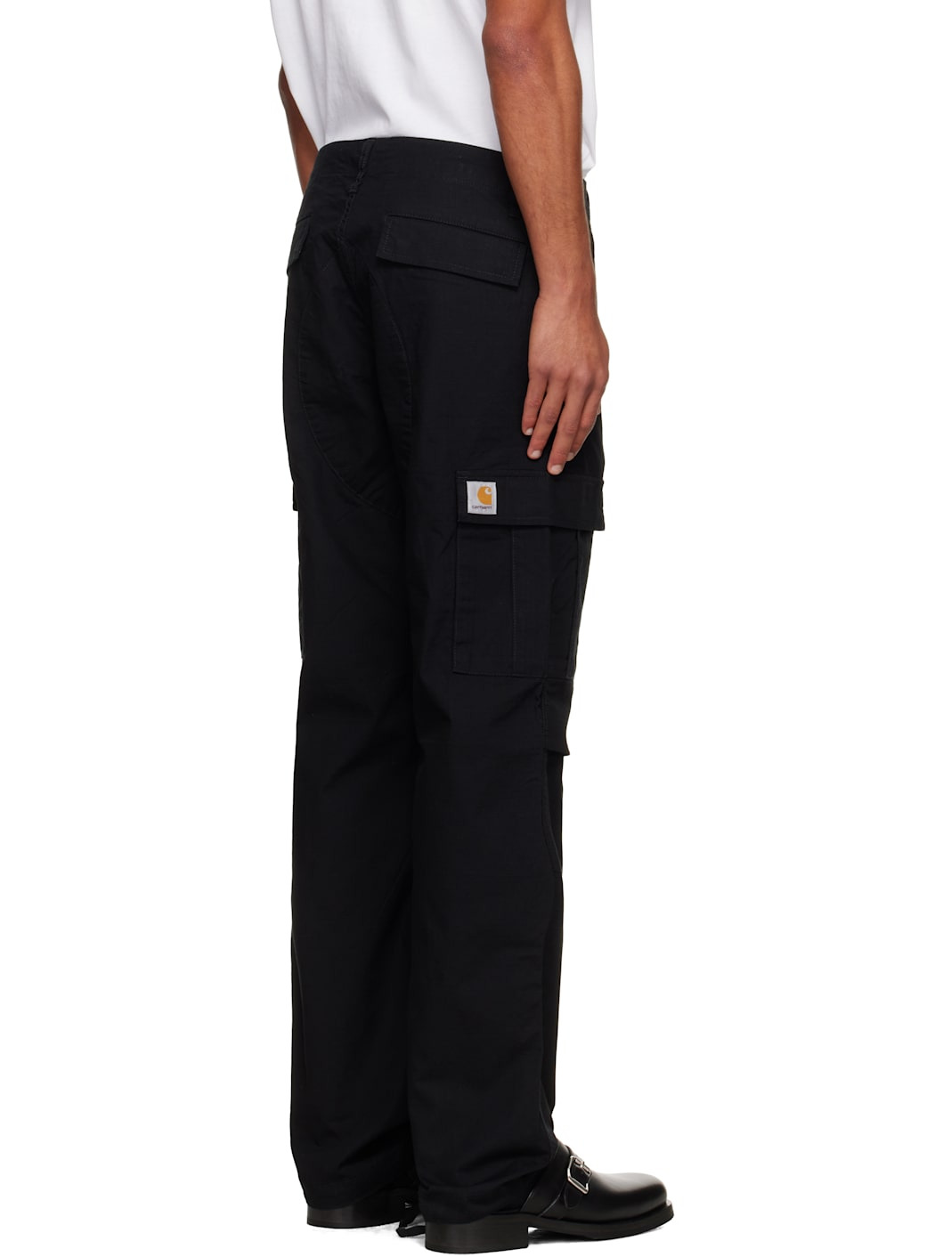 Black Aviation Cargo Pants - 3